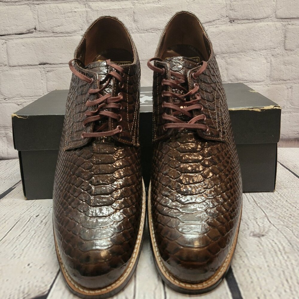 Stacy Adams Madison Anaconda Plain Toe Oxford